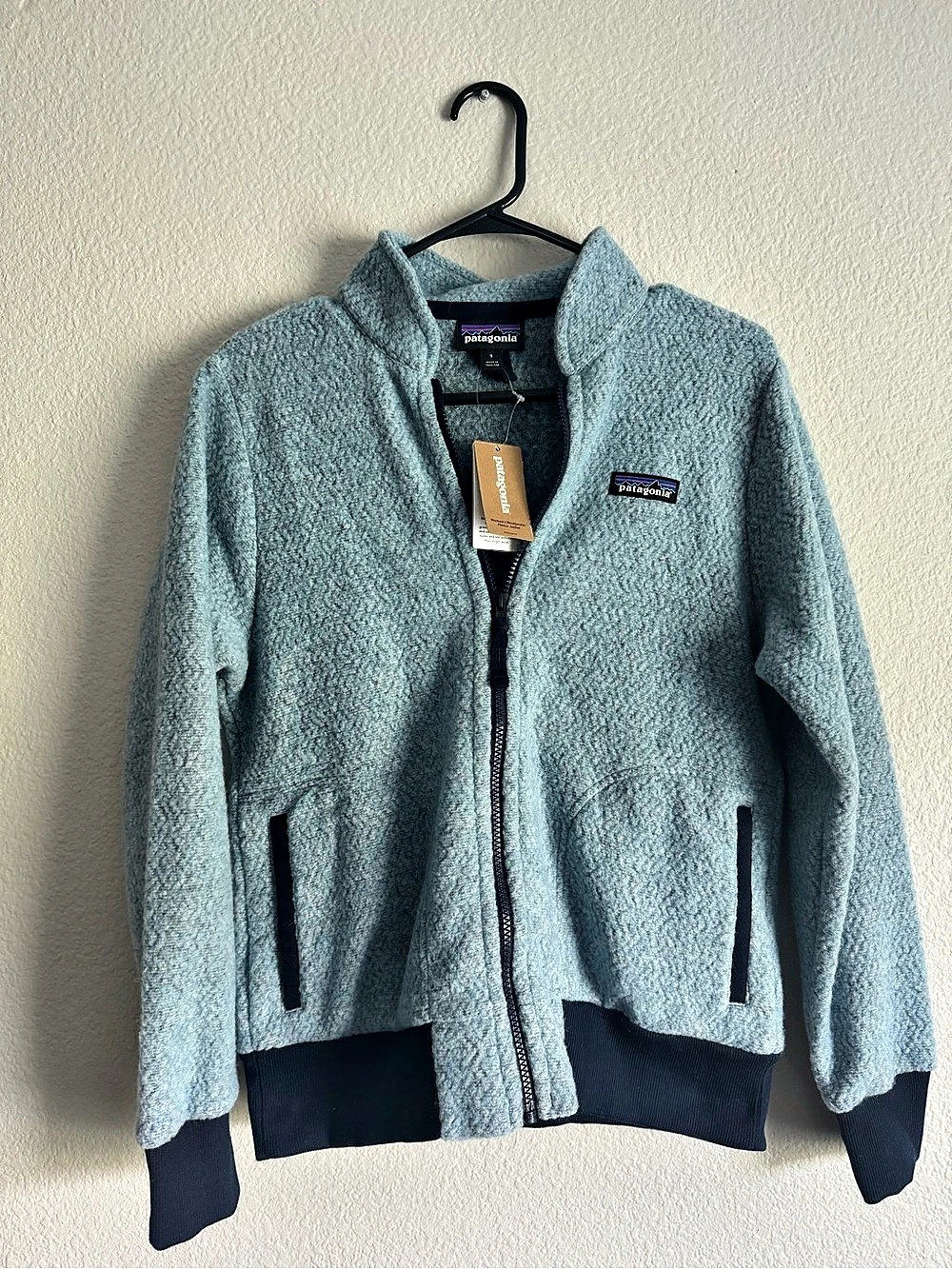 Patagonia Womens Woolyester Fleece zip up Jacket